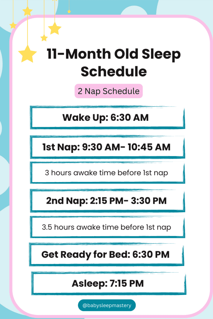 11 Month Old Sleep Schedule: Bedtime and Nap Schedule